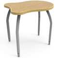 Elo Desks Classroom Desk, 22-1/2" D, 30" W, 21-1/4" to 26-1/4" H, Oak, Laminate ELO6600-EJAG4-32-32