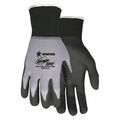 Mcr Safety Nitrile Coated Gloves, Palm Coverage, Gray, L, PR VPN96797L