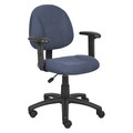 Boss BluePosture Deluxe Office Task Chair, 25"L40"H, Adjustable, TweedSeat, B316Series B316-BE