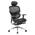 Boss Chair, 27"L44"H, Wild, MeshSeat B6888-BK-HR