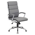 Boss Executive Chair, Fixed, Grey B9471-GY