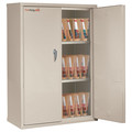 Fireking Fire Resistant, Double Door Storage Cabinet, End Tab Inserts, 44" CF4436-MDPA