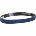 Norton Abrasives Sanding Belt, Coated, Zirconia Alumina, 100 Grit, Medium, BlueFire R823P, Blue 66261038911