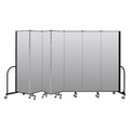 Screenflex Portable Room Divider, 7 Panel, 6 ft. 8"H CFSL687-DT