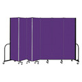 Screenflex Portable Room Divider, 7 Panel, 7 ft. 4"H CFSL747-DP