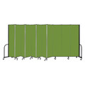 Screenflex Portable Room Divider, 11 Panel, 7 ft. 4"H CFSL7411-DA