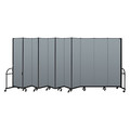 Screenflex Heavy Duty Room Divider, 11 Panel, 7 ft. 4 HFSL7411-VB