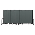 Screenflex Heavy Duty Room Divider, 11 Panel, 7 ft. 4 HFSL7411-DN