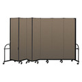 Screenflex Heavy Duty Room Divider, 7 Panel, 7 ft. 4" HFSL747-DO