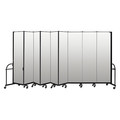 Screenflex Heavy Duty Room Divider, 9 Panel, 7 ft. 4" HFSL749-VT