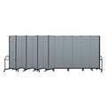 Screenflex Heavy Duty Room Divider, 13 Panel, 7 ft. 4 HFSL7413-VB