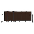 Screenflex Portable Room Divider, 7 Panel, 4 ft. H CFSL407-DD