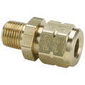 Parker Fitting, 1-21/32", Brass, Compression 68VL-8-8