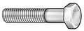 Zoro Select Class 10.9, M24-3.00 Hex Head Cap Screw, Zinc Yellow Steel, 80 mm L HC10240801-001P2