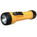 Zoro Select Yellow No incandescent General Purpose Handheld Flashlight, 35 lm 6AHA4