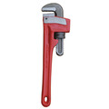 Westward 10 in L 1 1/2 in Cap. Cast Iron Straight Pipe Wrench 6ATY7
