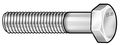 Zoro Select Class 8.8, M12-1.25 Hex Head Cap Screw, Zinc Plated Steel, 110 mm L, 10 PK HX08121100-010P2