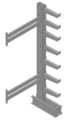 Jarke Add-On Cantilever Rack, 1 Side, 10 ft. H MS-10AJ