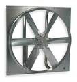 Dayton Standard Duty Exhaust Fan with Motor and Drive Package, 36 in Blade Dia, 115/208-230V AC, 1 hp 7CF10