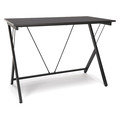 Ofm Essentials Computer Desk with Metal Leg Black ESS-1001-BLK-BLK