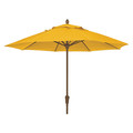 Fiberbuilt Market Umbrella 8Rib Cb Crank, Yellow, 7.5 ft. 7MCRCB-4602