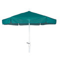 Fiberbuilt Garden Umbrella Crank White, Green, 7.5 ft. 7GCRW-FOREST GREEN