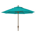 Fiberbuilt Market Umbrella 8Rib Cb Crank, Aruba, 7.5 ft. 7MCRCB-4612