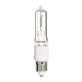 Satco 250W T4.5 Halogen Light Bulb - Mini Candelabra Base - Clear Finish S3487