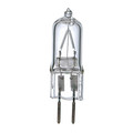 Satco 25W T4 Halogen Light Bulb - Bi Pin GY6.35 Base - Clear Finish S3197