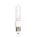 Satco 50W T4 Halogen Light Bulb - Mini Candelabra Base - Frost Finish S1914