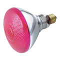 Satco 100 W BR38 Incandescent - Pink - 2000 Hours - Medium Base - 120V S4429