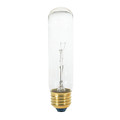Satco 25 W T10 Incandescent - Clear - 2000 Hours - 200L - Medium Base - 120V - Carded S3700