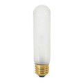 Satco 25 W T10 Incandescent - Frost - 2000 Hours - 200L - Medium Base - 120V - Carded S3701