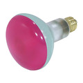 Satco 75 W BR30 Incandescent - Pink - 2000 Hours - Medium Base - 130V S3213