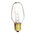 Satco 7 W C7 Incandescent - Clear - 3000 Hours - 35L - Candelabra Base - 120V - 2-Pack S3791