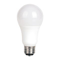 Satco 3W/9W/12W A19 LED Light Bulb - Medium Base - Frost Finish S8570