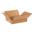 Partners Brand Flat Corrugated Boxes, 13" x 11" x 2", Kraft, 25/Bundle 13112
