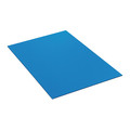 Partners Brand Plastic Corrugated Sheets, 24" x 18", Blue, 10/Bundle PCS2418BL