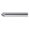 Bassett 2-Flute Carbide Single End 90° Chamfer Tool Bassett MCH-2R Bright 3/8" x 3/8" x 2-1/2" B10022