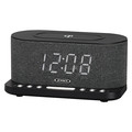 Jensen Dual Alarm Clock Radio with Wireless Qi Charging QICR-50