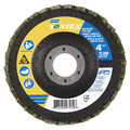 Norton Abrasives Flap Disc, Aluminum Oxide, 4 1/2" dia 77696097539