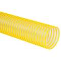 Flexaust Co Ducting Hose, 25 ft L, Clear/Yellow 3493040025