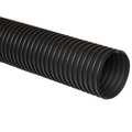 Flexaust Co Ducting Hose, 25 ft L, Black 3510007525