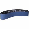 Norton Abrasives Sanding Belt, Coated, Zirconia Alumina, 80 Grit, Coarse, BlueFire R823P, Blue 78072765086