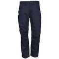 Mcr Safety FR Pants, Navy Blue, 46/28 PT2N4628