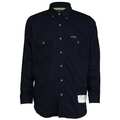 Summit Breeze FR L Sleeve Shirt, Navy Blu, Blue, S, Reg SBS3002S