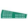 Brady Pipe Marker, Boiler Feed Water, PK5 7332-4-PK