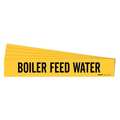 Brady Pipe Marker, Boiler Feed Water, PK5 7033-1-PK