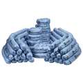 Pig Sorbents, 70 gal, 3 in x 4 ft, Water, Blue, Polypropylene WTR018