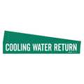 Brady Pipe Marker, Cooling Water Return, , PK5 7071-1-PK